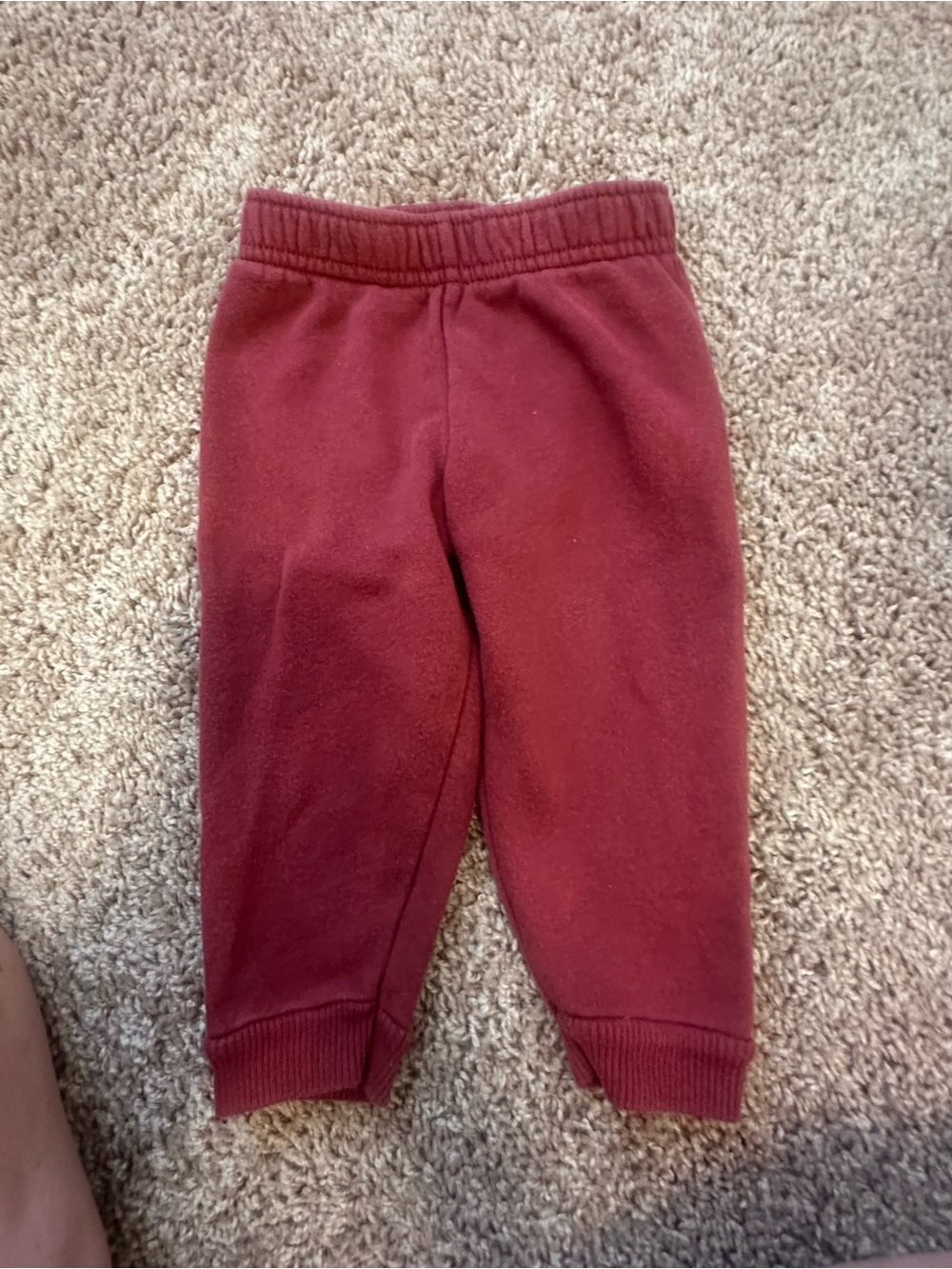 Garanimals Maroon Kids Fleece Jogger Pants